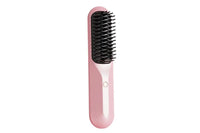 Portable Cordless Hair Straightener Brush Negative Ion Heating