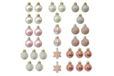 33Pcs Christmas Tree Baubles Decorations for Holiday Party