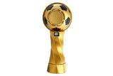 Soccer Shaped Handheld Fan with Ice Cooling Compress 5 Speeds 5000mAh Rechargeable Fan