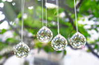 10Pcs Clear Crystal Pendants Crystal Glass Chandelier Prism