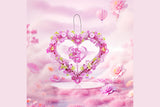 Heart Wreath Building Blocks Set