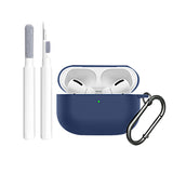 Silicone Protective Case for Apple AirPods Series with Cleaning Pen and Keychain