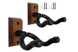 Guitar Wall Mount Walnut Wood Hanger Stand for Acoustic Electric Guitar Banjo Bass