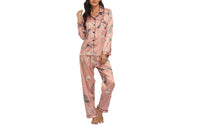 Print Satin Pyjamas Set