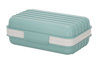 2-Layer Soap Box Container with Lid Travel Soap Holder