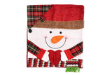 Christmas Chair Covers with Santa Hat for Holiday Dinner Party