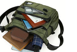 Multi-Pocket Men's Crossbody Shoulder Bag for Outdoor Travel and Commuting
