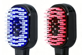 Scalp Vibrating Massage Combs with Red and Blue Light for Hair Care