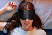 Silk Eye Mask Blackout Sleeping Face Hugging for Side Sleepers