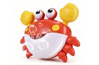 Crab Bubble Machine Bath Toy with Music for Bath Time