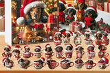 Christmas Countdown Advent Calendar Dog Hanging Ornament