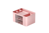 Pen Organizer with 2 Drawer Multi-Functional Pencil Holder for Desk