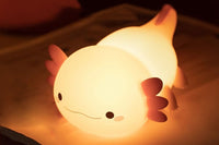 Silicone Axolotl Touch Sensor Rechargeable Night Lamp