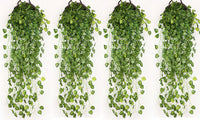 4pcs Artificial Ivy Vine Hanging Leaf Garland Plants Home Decoration Artificial Plants