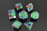 Enchanted Starlight 7 Dice Set for RPG DND Tabletop Game