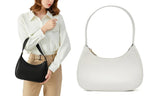 Leather Shoulder Bag Women's  Tote Handbag Clutch Purse with Zipper