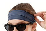 4 Pack Fitness Sweat Headbands Wide Elastic Sports Headbands for Workout Yoga