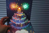 3D Pop Up Happy Birthday Cards with Music and Light