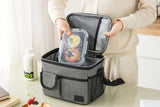 Insulated Lunch Bag Large Capacity with Shoulder Strap
