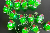 3M 30LEDs Grinch Inspired Christmas Copper Wire String Lights