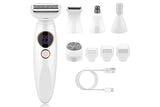 5-in-1 Lady Shavers Bikini Trimmer with LED Display
