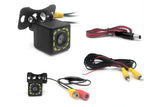 12 LED Square Reverse Camera for Car Rear View Parking with Night Vision