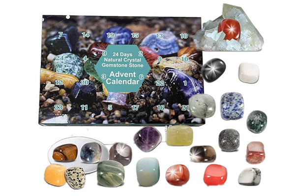 Christmas Advent Calendar 24 Days Christmas Countdown Calendar Stone Collection