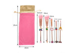 5PCS Popular Singer Taylor Theme Makeup Brushes Set