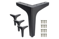 4Pcs Metal Furniture Legs Modern Triangle Replacement Feet For Bed Sofa Cabinet