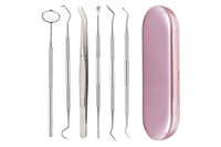6Pcs Professional Dental Tool Kit  Stainless Steel Oral Care Set