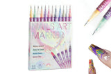 12-Color DIY Nail Art Paint Pen Set Nail Dotting & Drawing Pens for Manicure