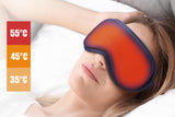 USB Heated Eye Mask with 3-Temp Settings & 6 Massage Modes Relief