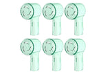 6Pcs Electric Toothbrush Clear Round Head Cover for Oral B