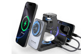 5-In-1 Foldable Magnetic Wireless Charging Station for iPhone Apple Watch Apple Earbuds iPad
