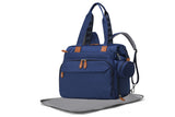 Diaper Bag Backpack with Separate Shoe Compartment and Changing Mat