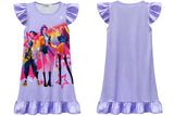 K-pop Cartoon Kids Pajamas Dress Princess Dress Sleepwear