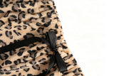Leopard Print Loose Casual Sweatpants Vintage Pants