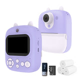 Instant Print Camera for Kids with 32GB Memory Card and 3 Rolls Print Paper