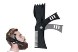 Adjustable Beard Styling Shaping Template Comb Tool Symmetry Trimming Shaper