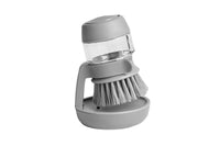 Dish Scrub Brush with Soap Dispenser Palm Scrub Washing Brush Pressing Cleaner