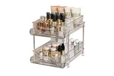 Bathroom Storage Organizer with Dividers Makeup Desktop Storage Rack