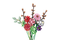 Artificial Flower Blocks Building Toys DIY Bouquet Block