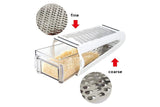 Double Sided Grater with Removable Container Kitchen Tool for Home