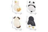 4pcs Cute Pet Butt Door Bumper Pad Anti-Collision Noise Reduction Protector Home Decor Wall Protector
