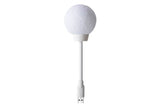 Smart Voice Control Moon Night Light USB Plug-in Flexible Gooseneck Dimmable LED Bedside Lamp