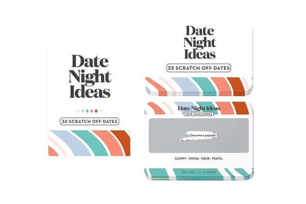 Date Night Ideas Couples Date Card Game Scratch off Card Game