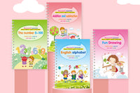 4Pcs Kids English Practice Copybooks Set