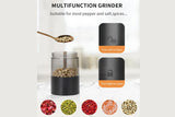 2Pcs USB Rechargeable Electric Salt and Pepper Grinder