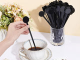 80Pcs Plastic Disc Twizzlers Stirrer Sticks
