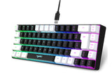 68 Keys Gaming Keyboard RGB Gaming Keyboard for Windows PC Laptop